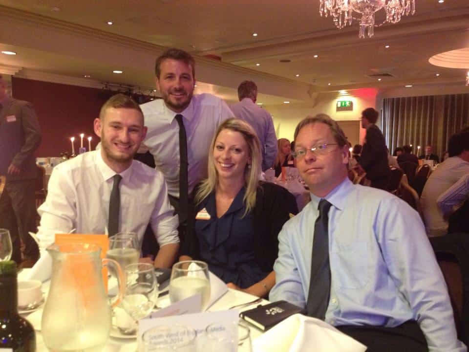 The  dream team at one of our awards ceremonies!