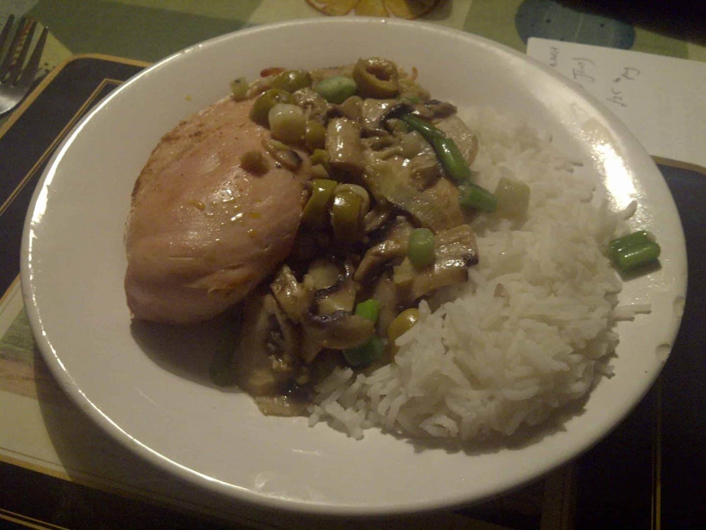 A gluten free pre-gym meal