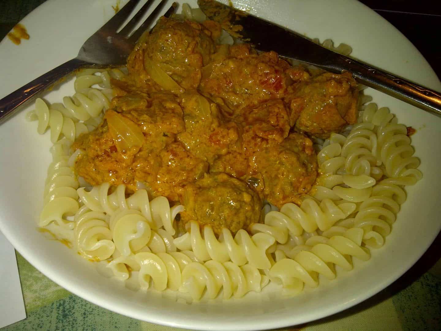 Delicious meatballs from the Black Farmer’s Daughter