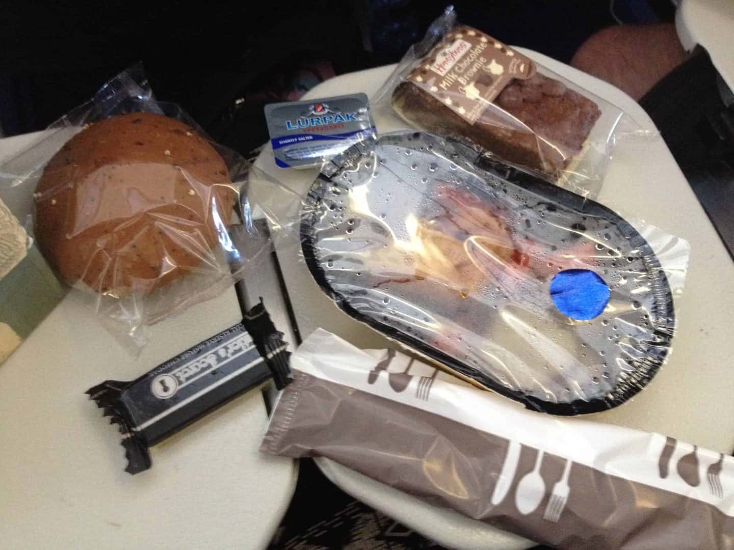 Gluten free airline food on Thomas Cook