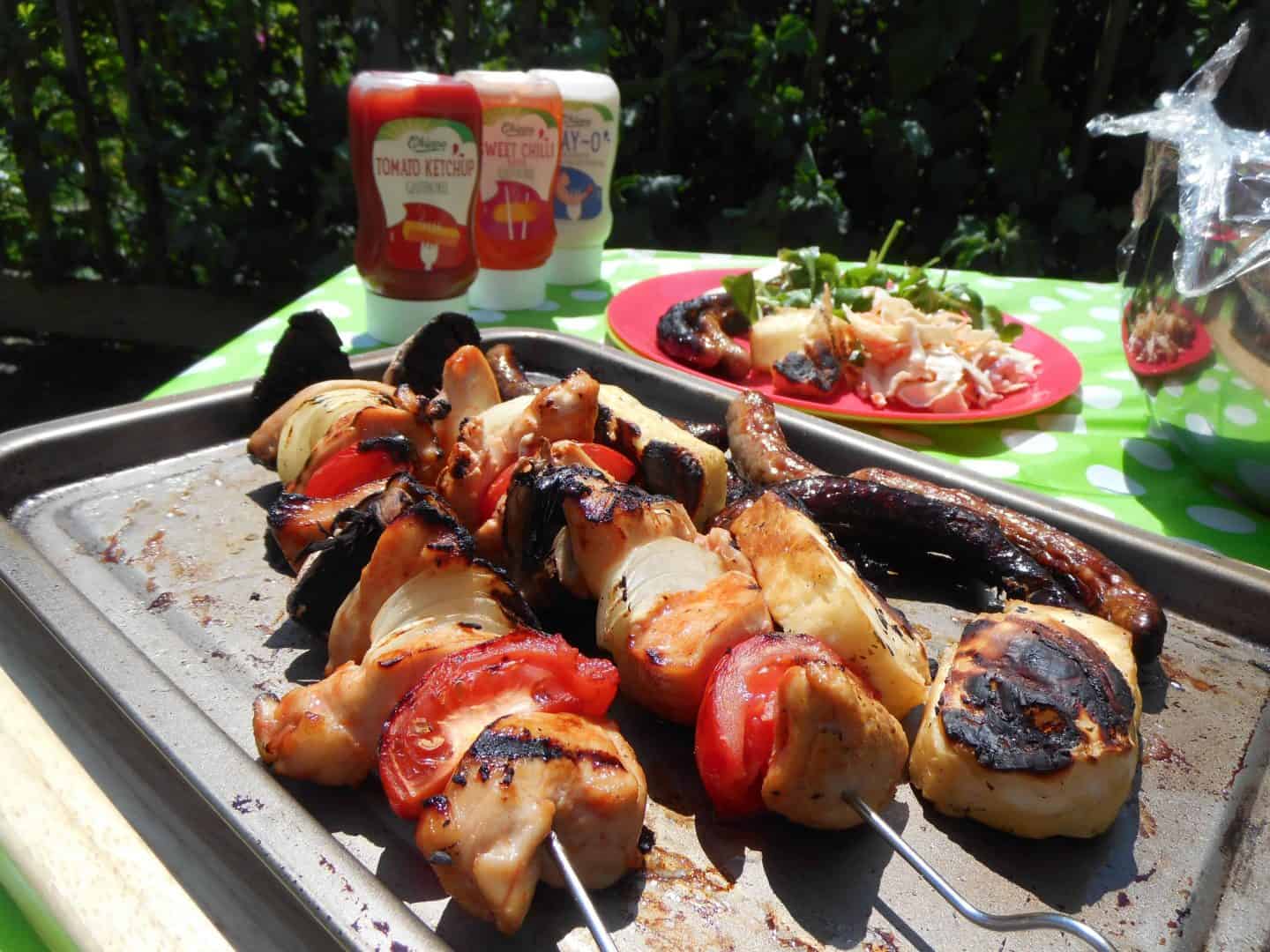 National Barbecue Week: The perfect gluten free chicken kebabs and free from coleslaw