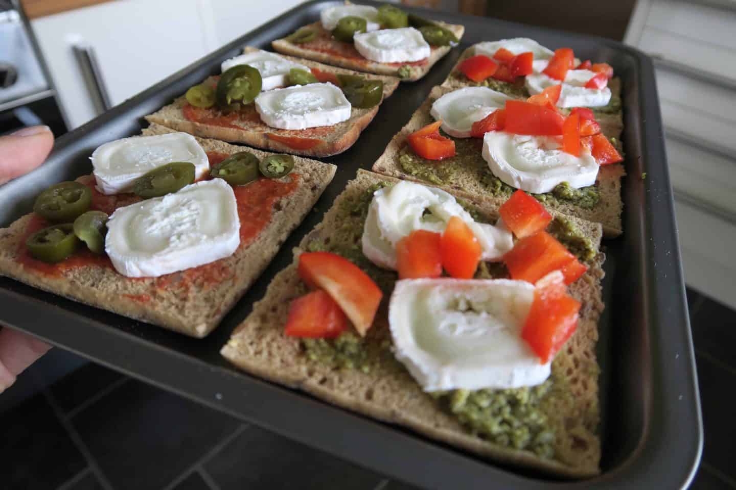 Gluten free mini pizzas with new recipe Newburn Bakehouse sandwich thins