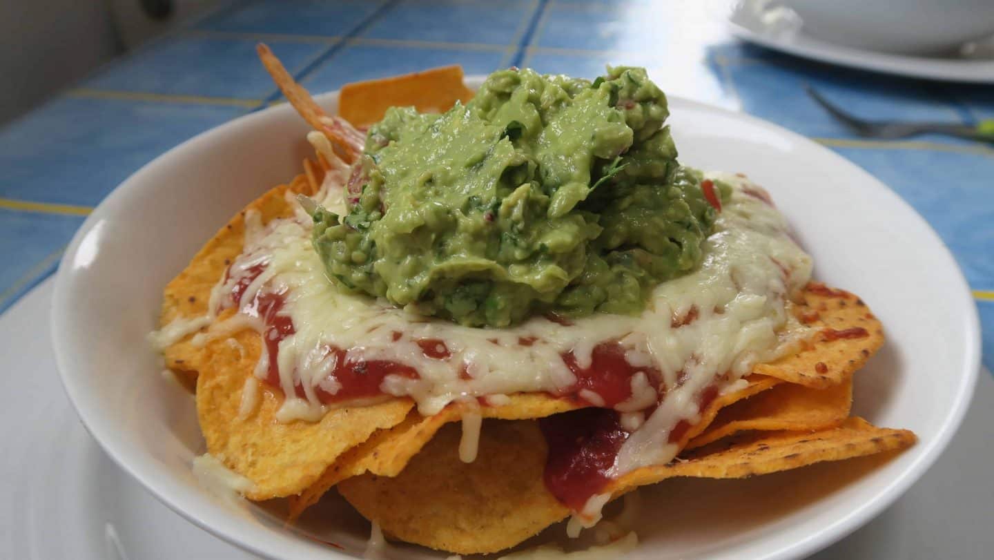 Simple and quick home made gluten free nachos