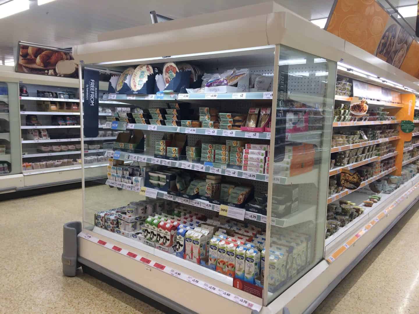 gluten free sainsburys free from aisle