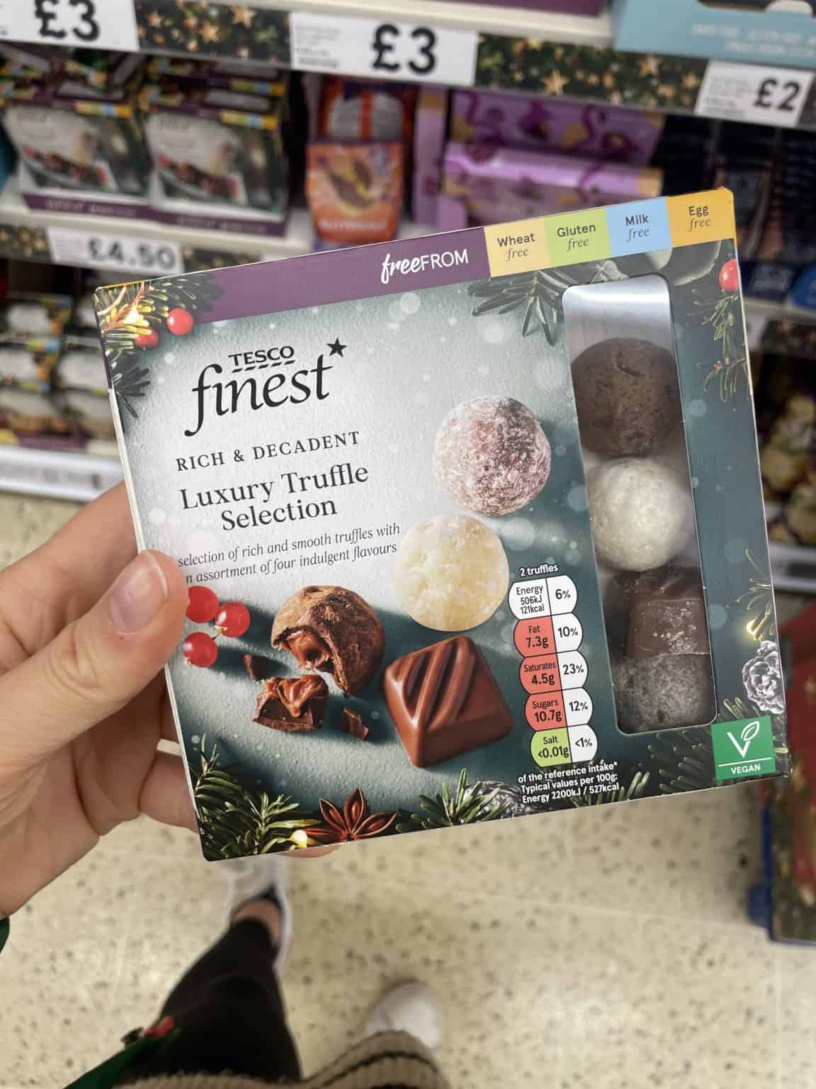 Gluten and dairy free Christmas food in Tesco (updated for 2022)