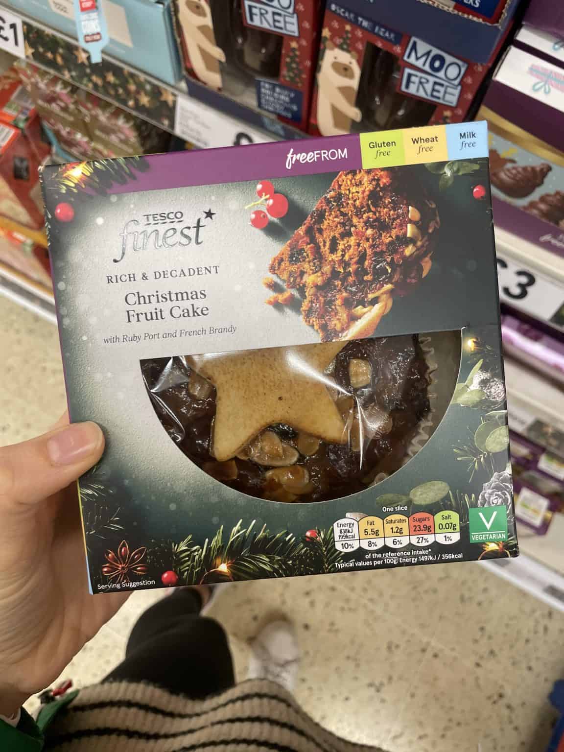 Gluten and dairy free Christmas food in Tesco (updated for 2022)