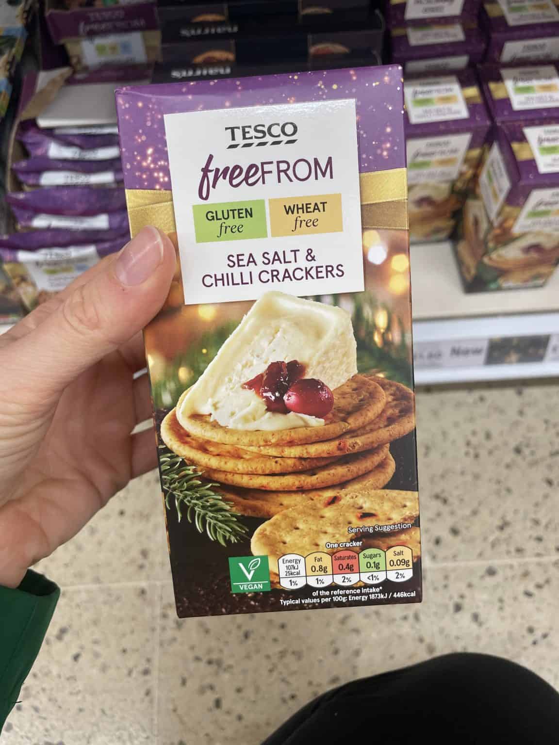 Gluten and dairy free Christmas food in Tesco (updated for 2022)