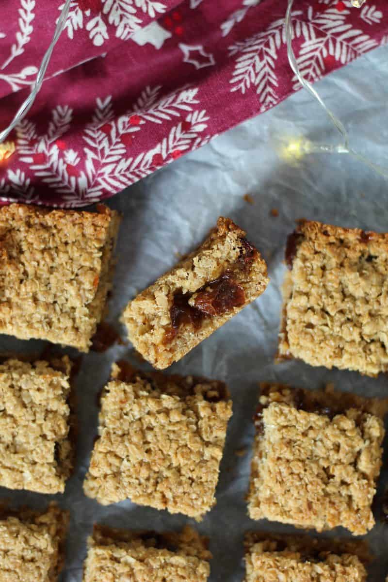 Gluten Free Mincemeat Flapjack - The Gluten Free Blogger