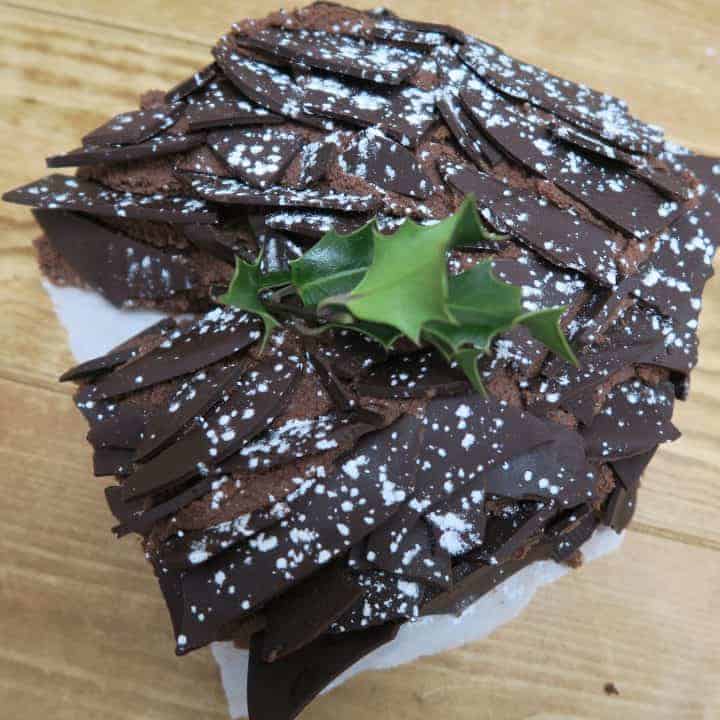 Gluten free yule log recipe