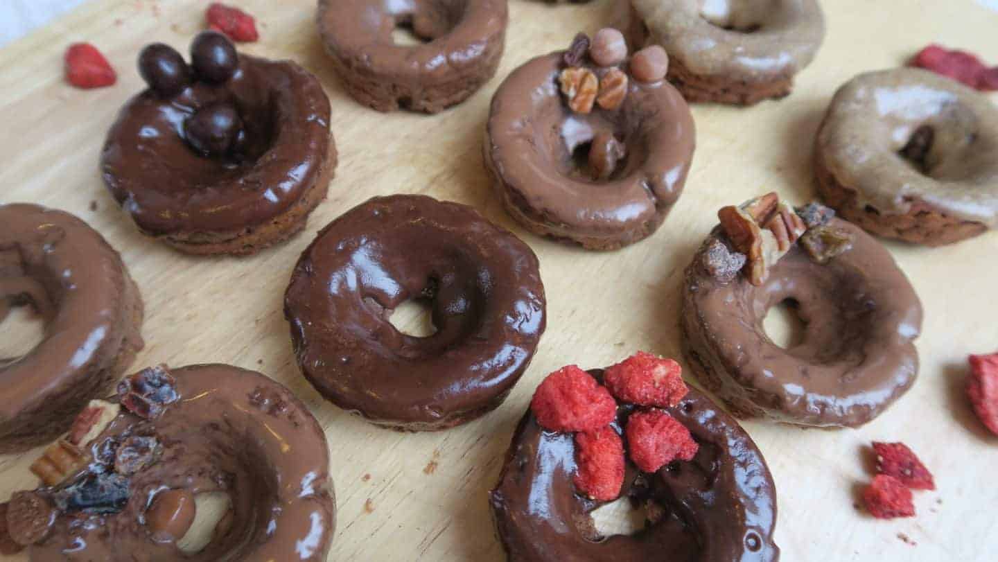 gluten free vegan protein doughnuts