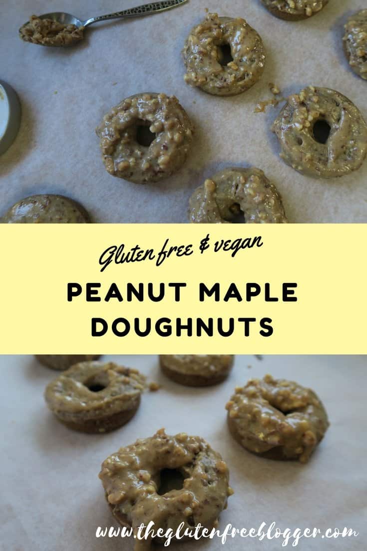 maple peanut doughtnuts gluten free