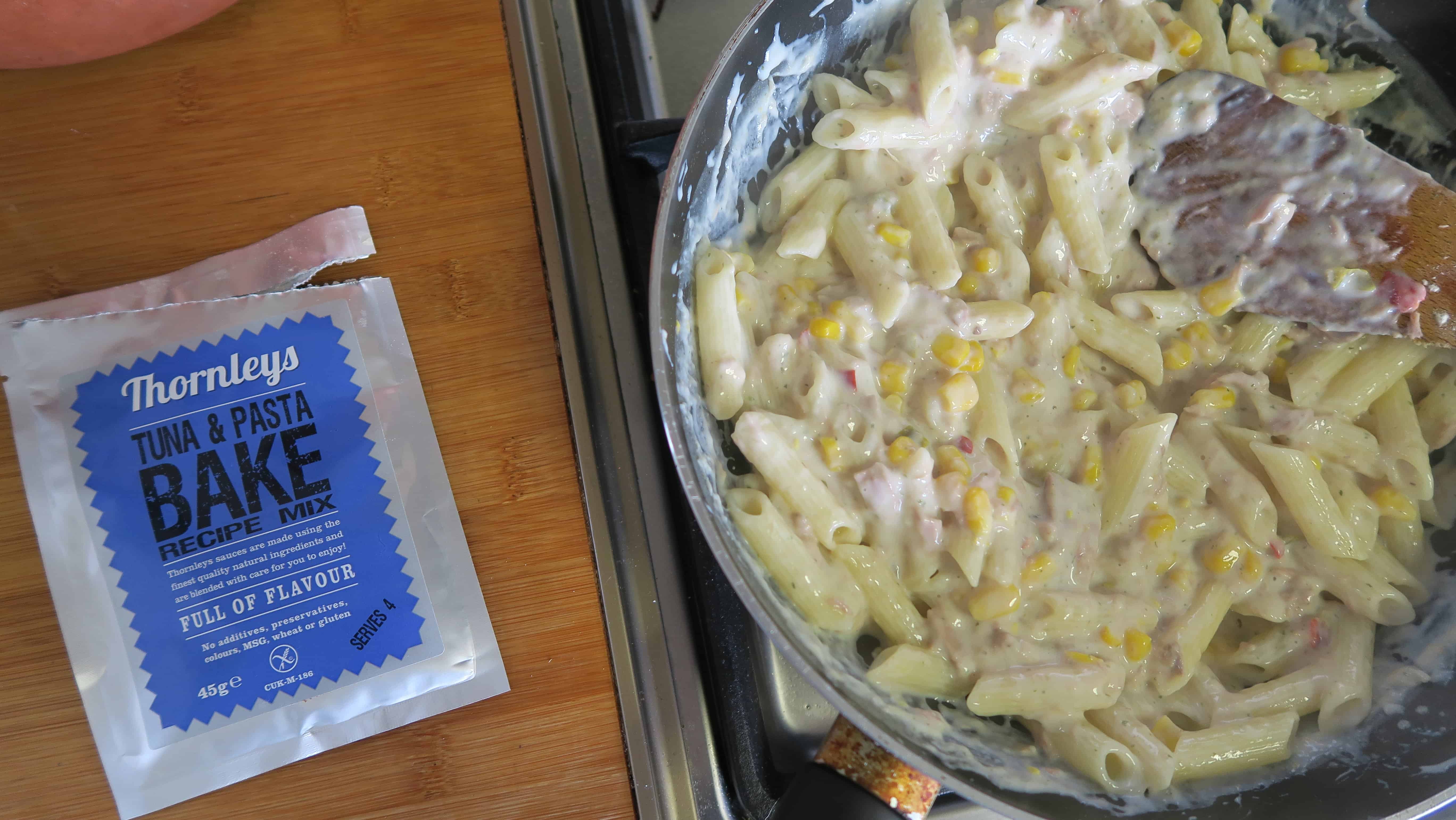 Gluten free tuna pasta bake with Thornleys Natural Foods. www.theglutenfreeblogger.com