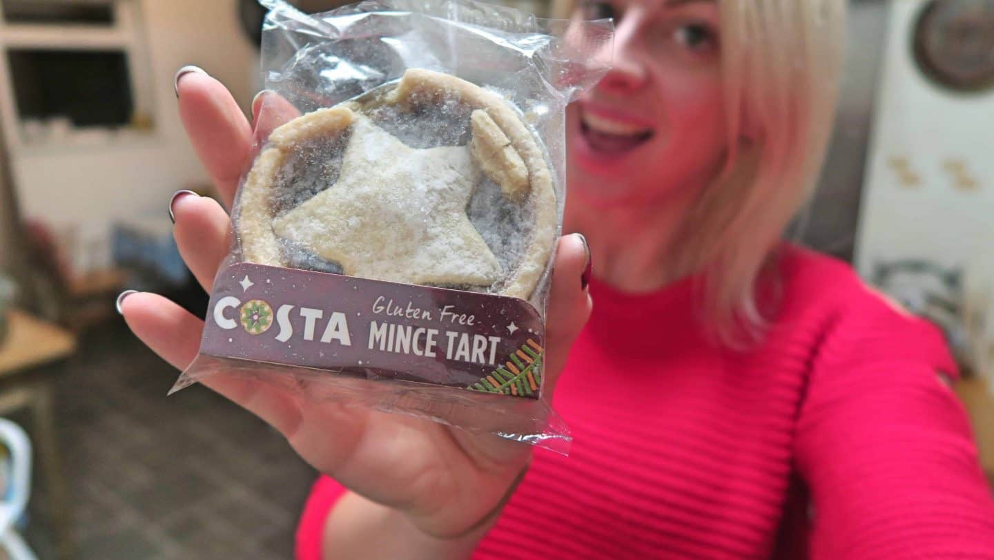 Gluten Free Vegan Mince Pies Launch On Costa Coffee Christmas Menu