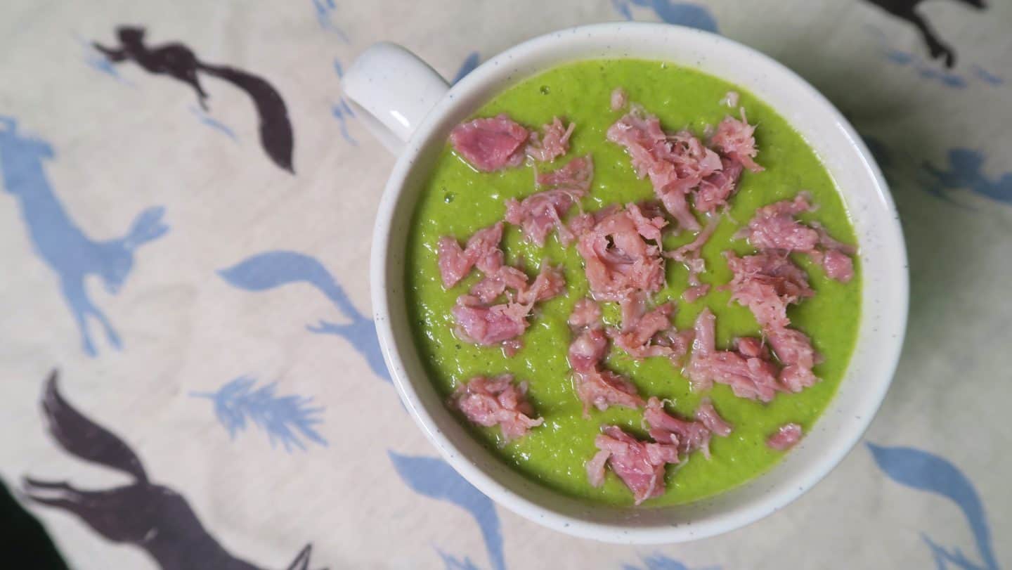 Super easy gluten free pea and ham soup – and a chance to WIN a professional blender!