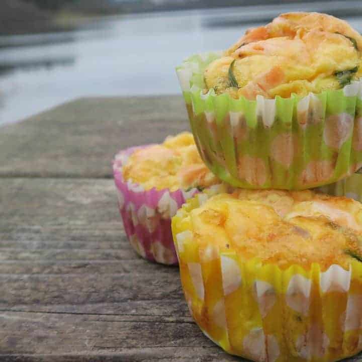 gluten free smoked salmon and chive egg muffins 9