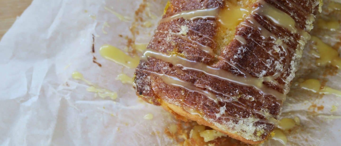 My gluten free citrus drizzle cake with lemon, lime and orange