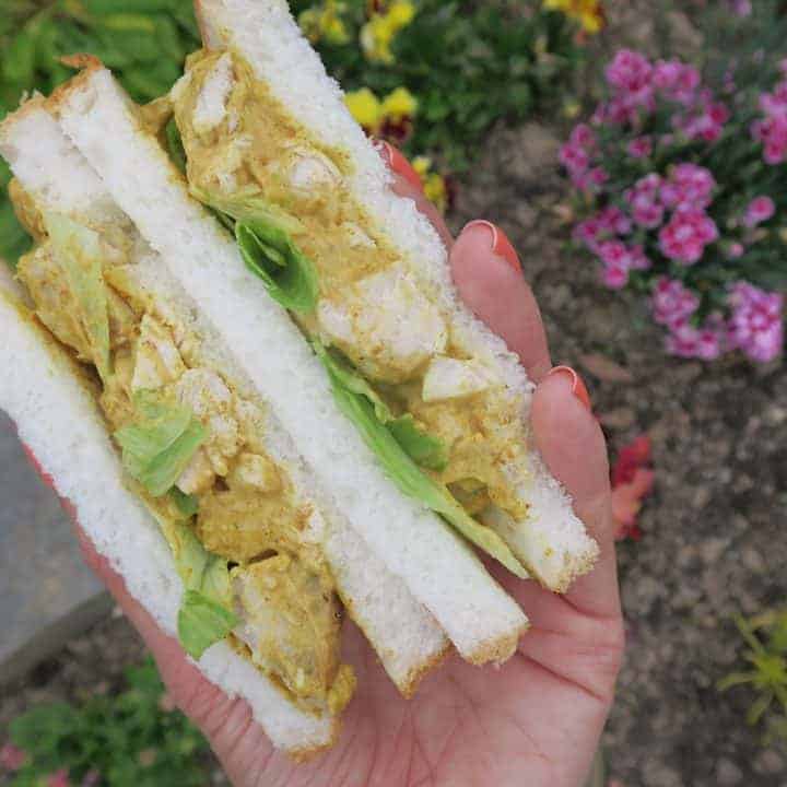 gluten free sandwiches coronation chicken recipe