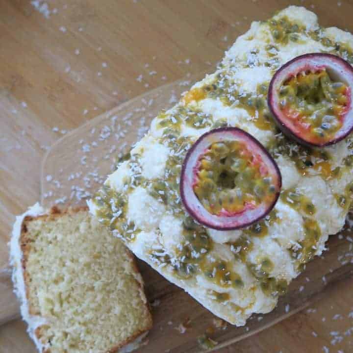 gluten free coconut and passionfruit loaf cake recipe 40_SQUARE