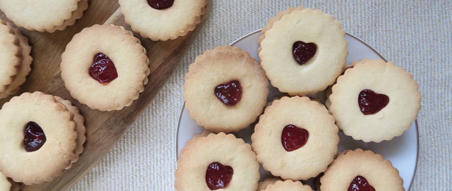 My gluten free Jammie Dodgers recipe is the perfect childhood nostalgia