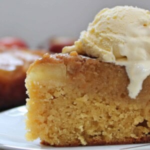 GLUTEN FREE STICKY TOFFEE APPLE UPSIDE DOWN CAKE