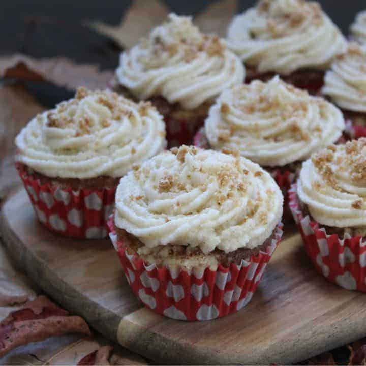 gluten free apple crumble cupcakes recipe