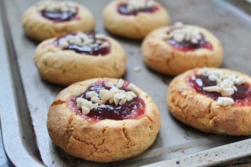 gluten free peanut butter and jelly cookies recipe