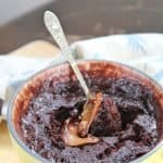 GLUTEN FREE CARAMEL EGG MUG CAKE RECIPE