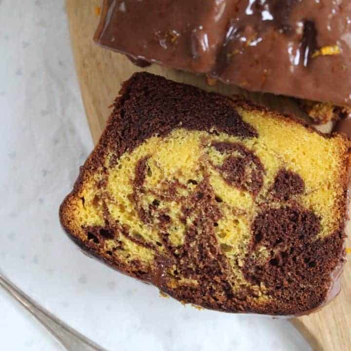 Gluten Free Chocolate Orange Marble Cake | A Healthy Life for Me