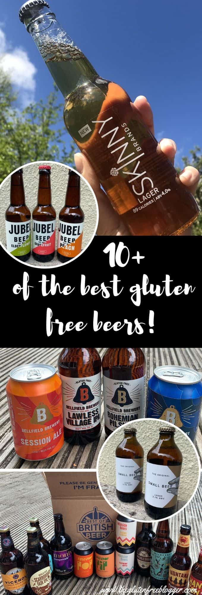 gluten free beers - best british beers - best gluten free ales lager stout IPA in the UK