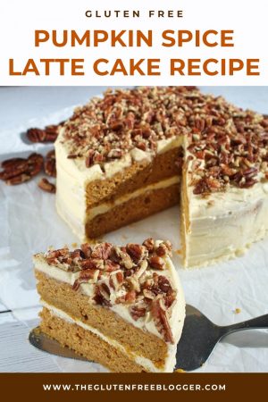 Gluten free pumpkin spice latte cake - The Gluten Free Blogger
