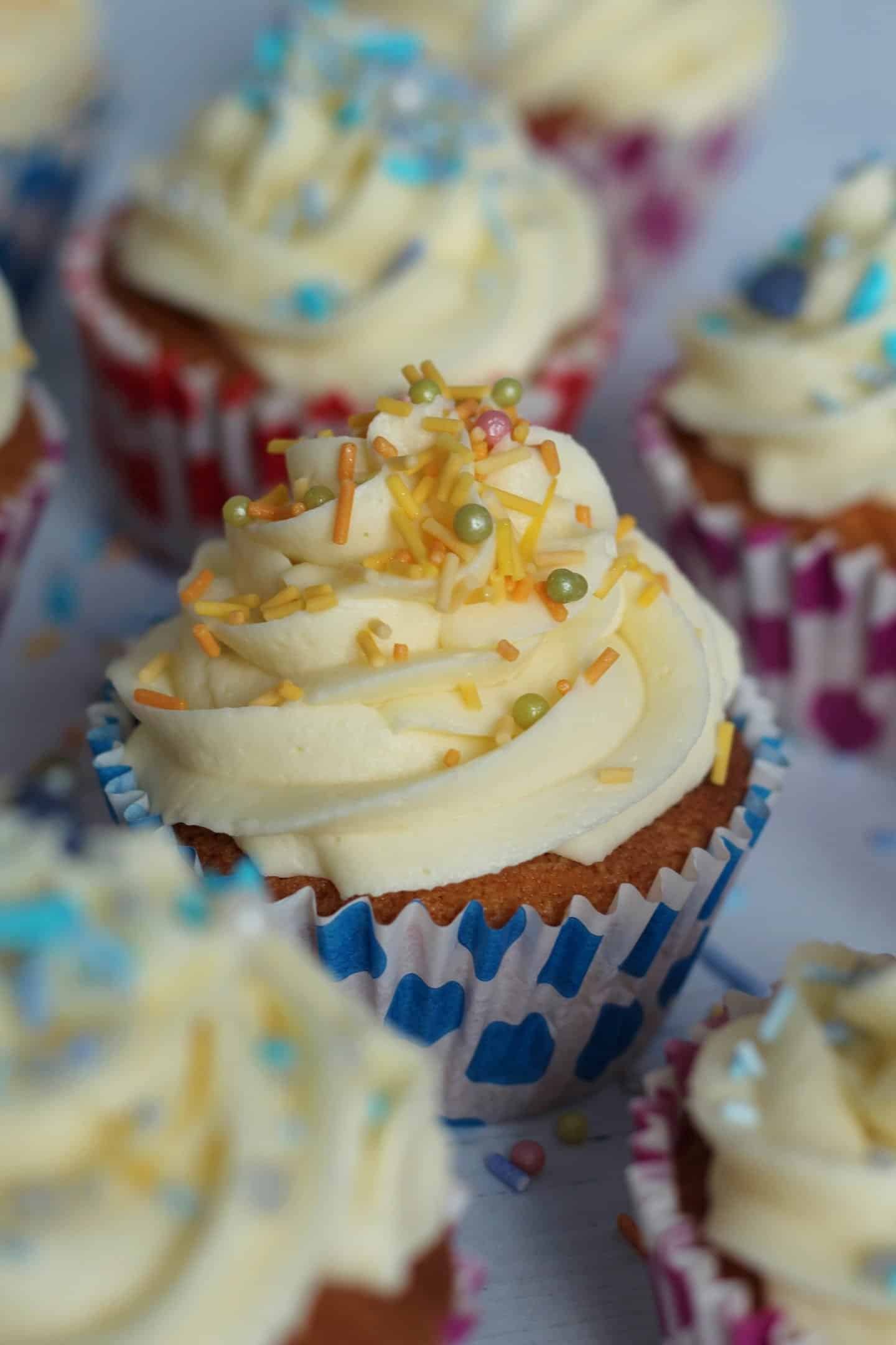 Gluten free vanilla cupcakes EASY recipe The Gluten Free Blogger