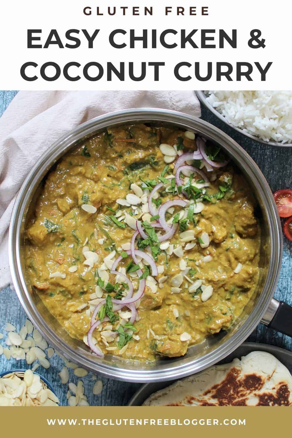 EASY GLUTEN FREE CHICKEN CURRY WITH COCONUT - DAIRY FREE OPTION, SUPER ...