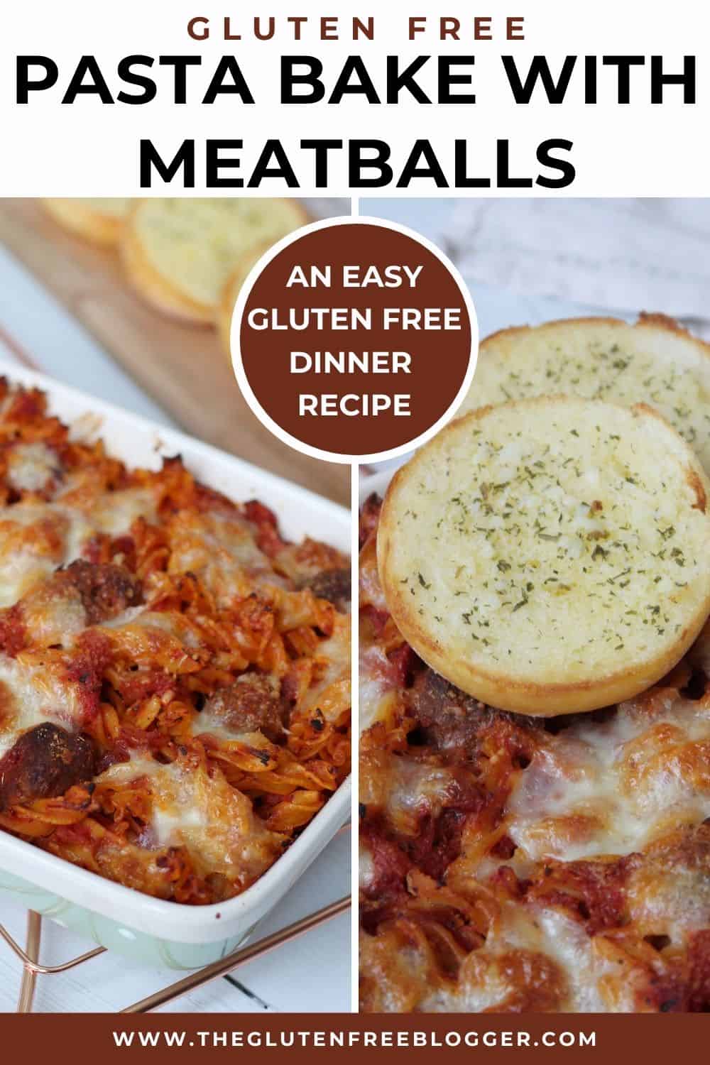 Gluten Free Meatball Pasta Bake - The Gluten Free Blogger