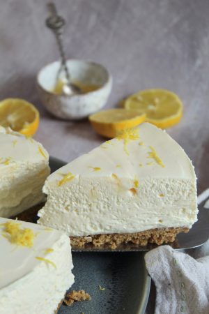Gluten Free Lemon Cheesecake - The Gluten Free Blogger