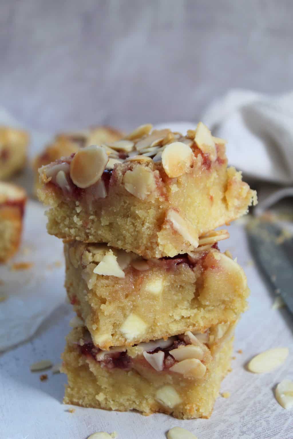 Bakewell Blondies Recipe Gluten Free And Dairy Free Option