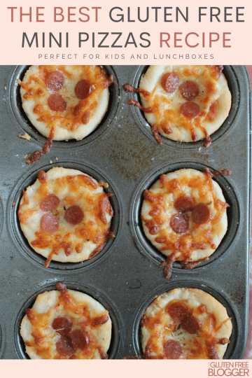 Gluten Free Mini Pizzas - Easy recipe for kids and lunchboxes