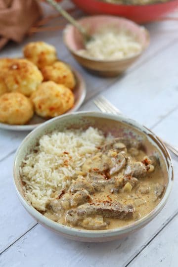 Gluten Free Beef Stroganoff - Recipe