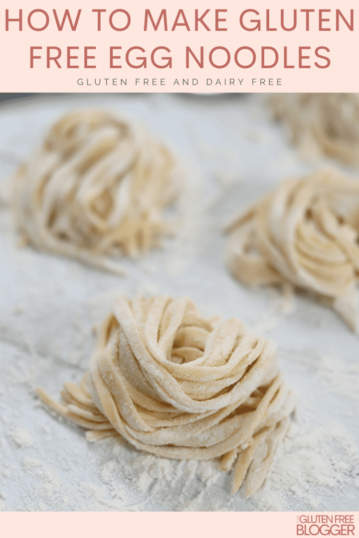 Gluten Free Egg Noodles - How to make egg noodles gluten free