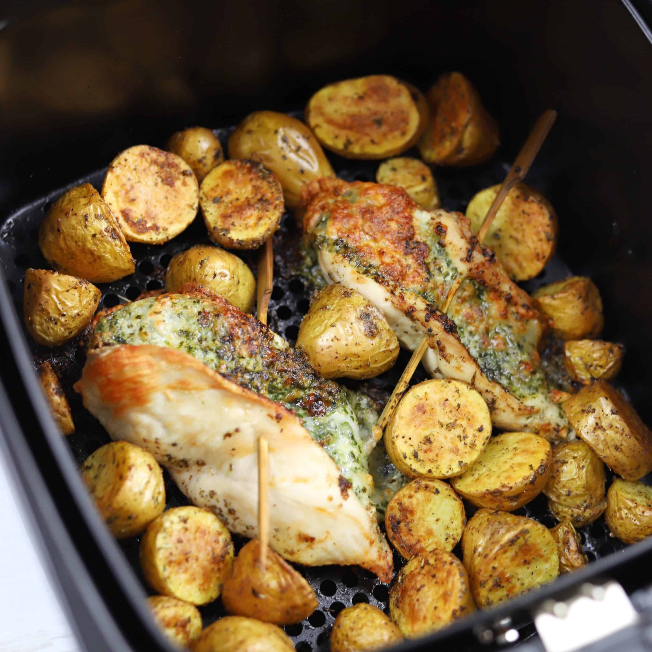 Air fryer chicken breast and potatoes sale