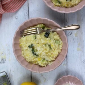 courgette and lemon risotto recipe