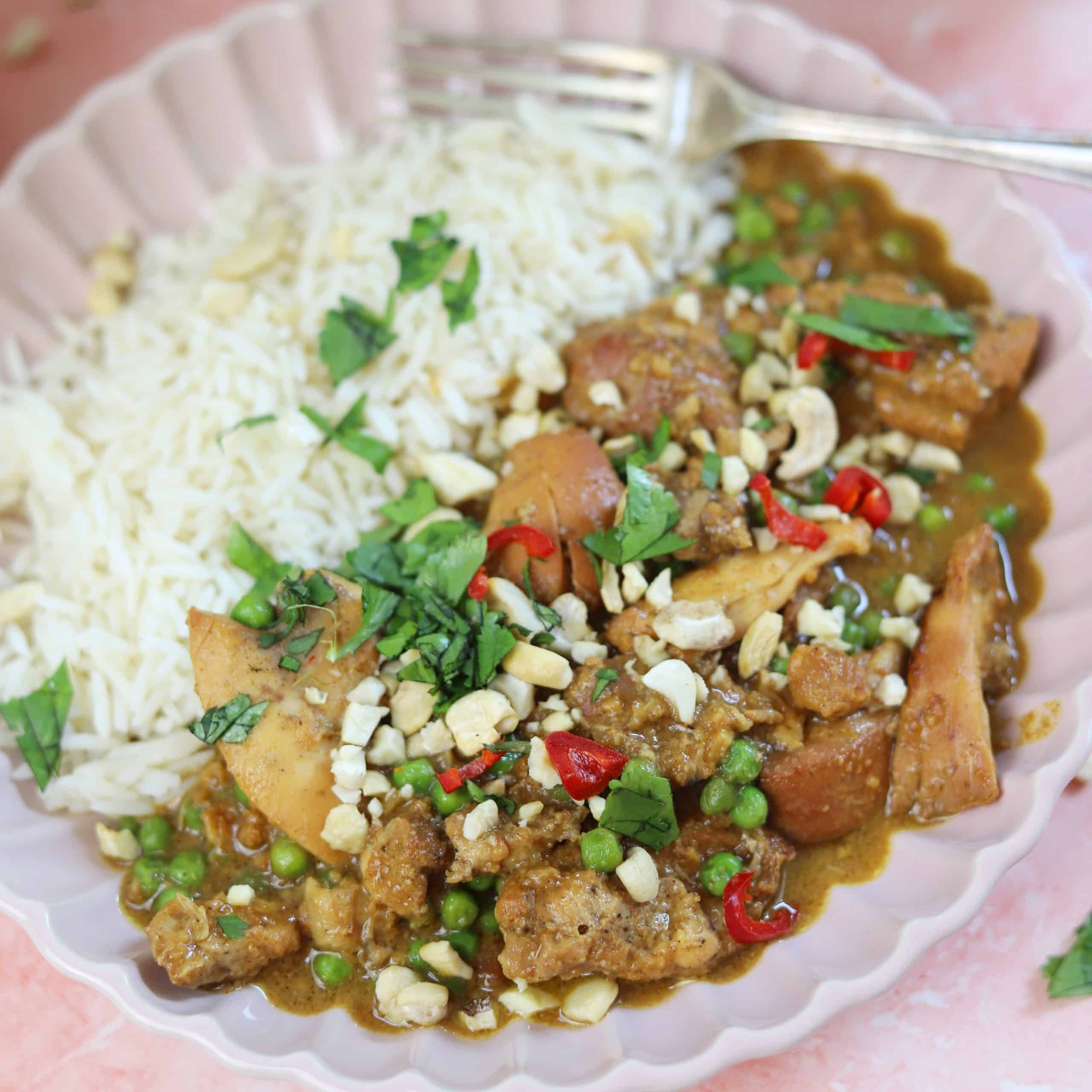 Sluggish Cooker Rooster Satay Curry