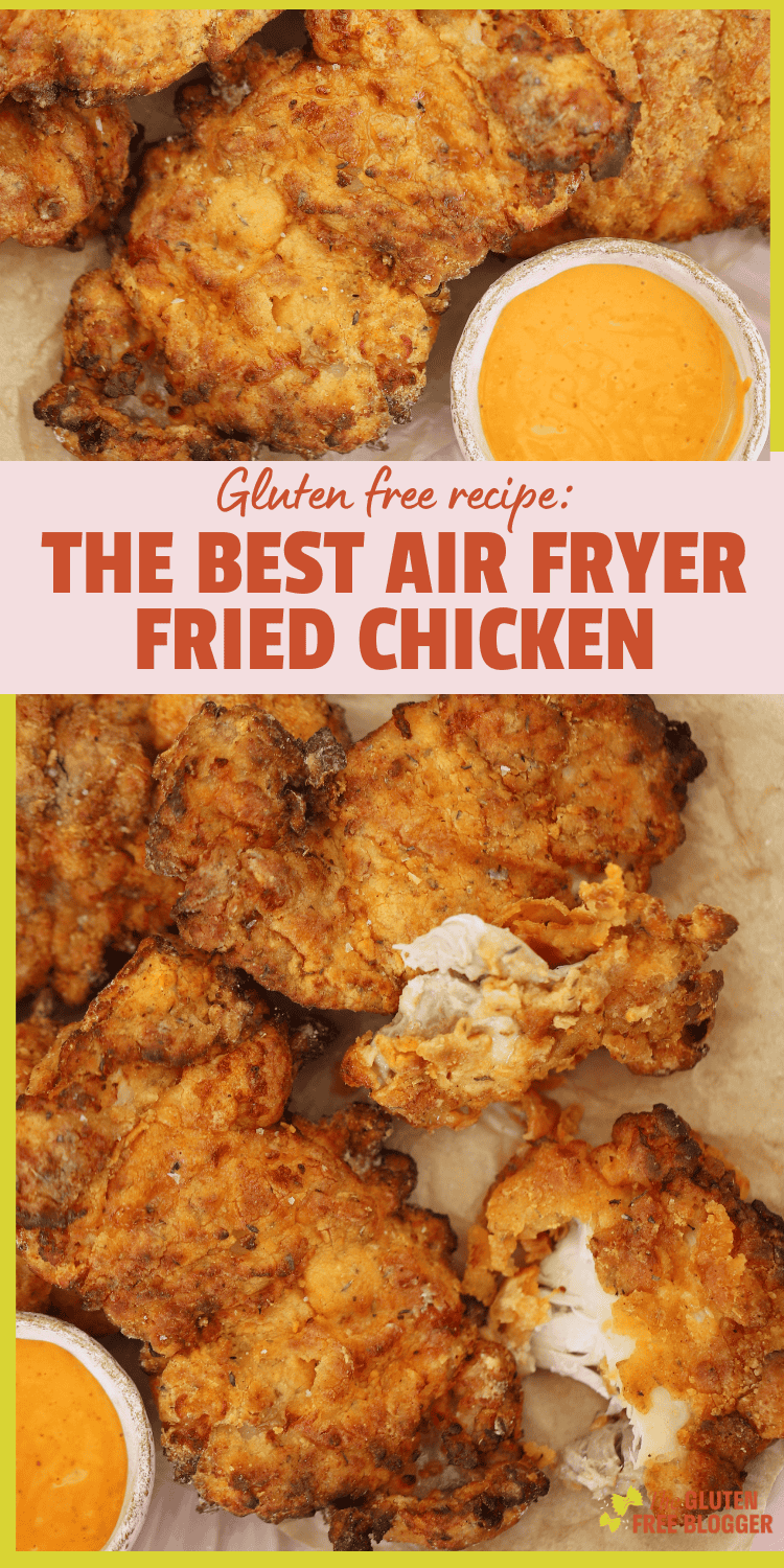 Air Fryer Buttermilk Fried Chicken (Gluten Free)