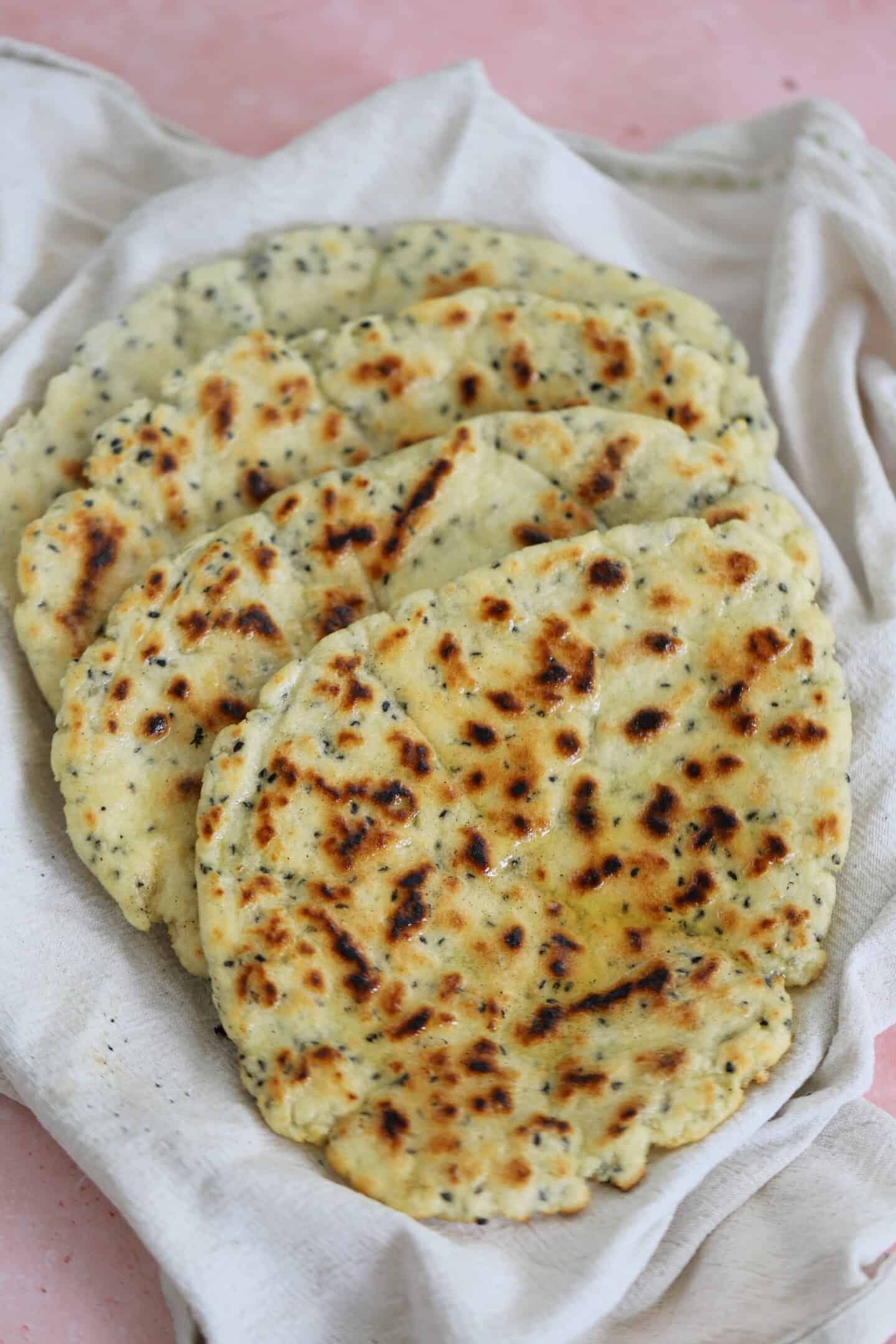 Gluten free naan breads.